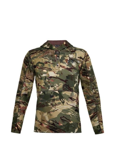 Under Armour camo-pattern fleece hoodie