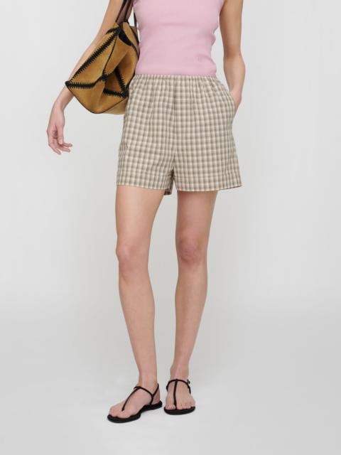 Nanushka Checked Shirting Shorts