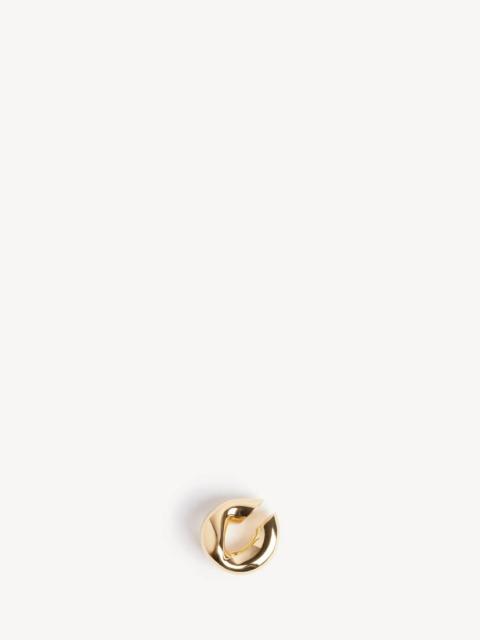 BALENCIAGA Women's Eisa Xs Ear Cuff in Shiny Gold