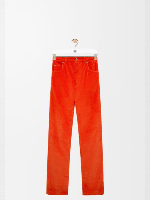 Loewe Trousers in cotton corduroy
