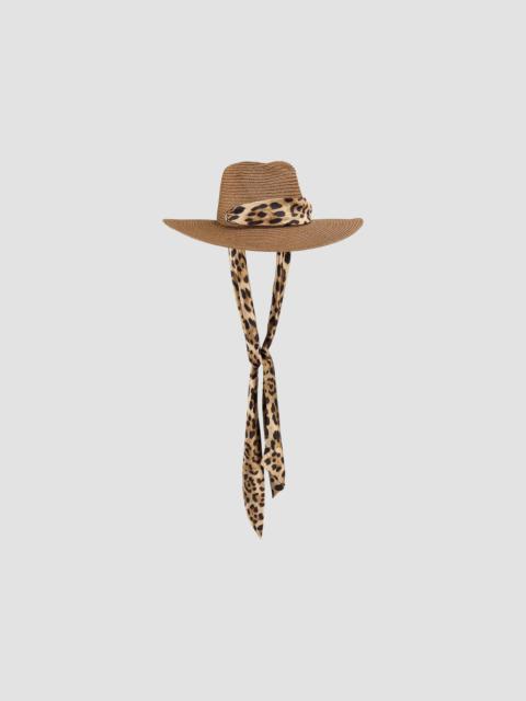 EUGENIA KIM Women's Cruise Cassidy Packable Satin Scarf Fedora - Chocolate