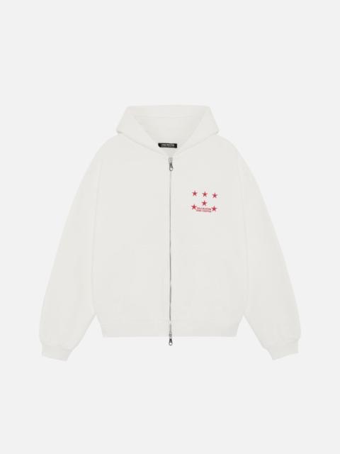 DUKE + DEXTER CB Last Temptation White Zipped Hoodie