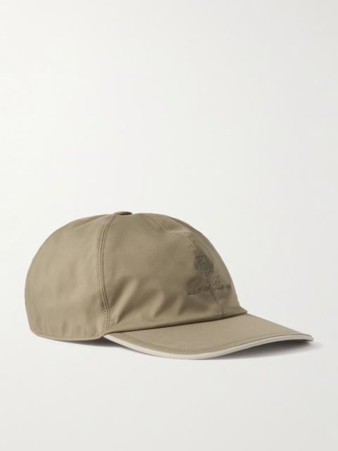 Loro Piana Logo-Embroidered Storm System® Shell Baseball Cap Green
