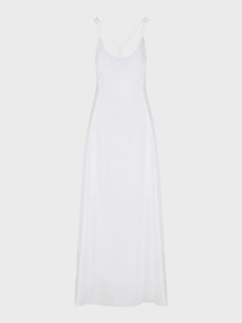 EMPORIO ARMANI Cutout Column Maxi Dress