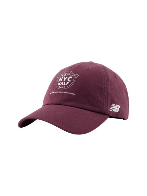 New Balance Unisex United NYC Half 6 Panel Classic Hat