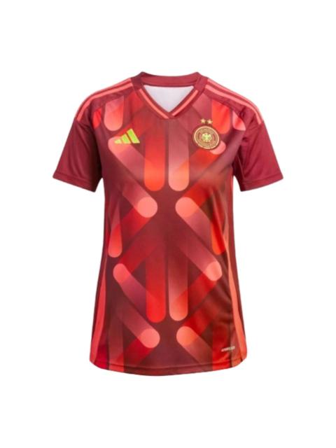 adidas (WMNS) adidas Germany 25 Away Jersey 'Burgundy' JF2607