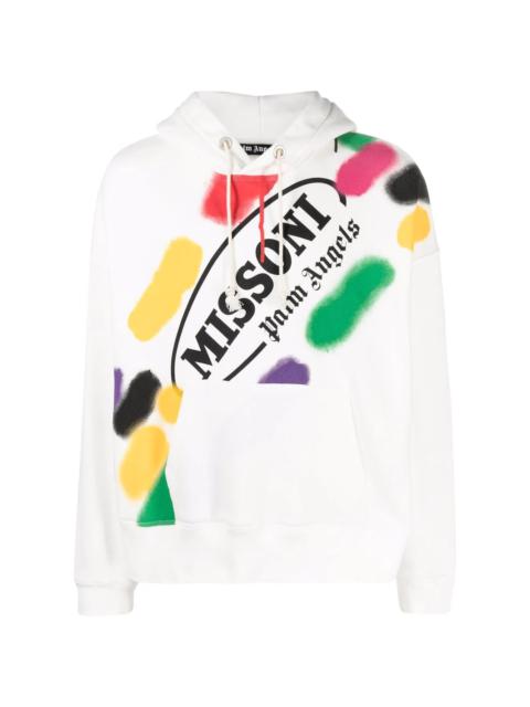 x Missoni Sport logo print hoodie