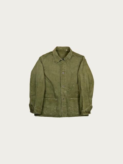 FULLCOUNT 2053VE Tent Cloth Chore Jacket Vintage Effect - Olive Drab
