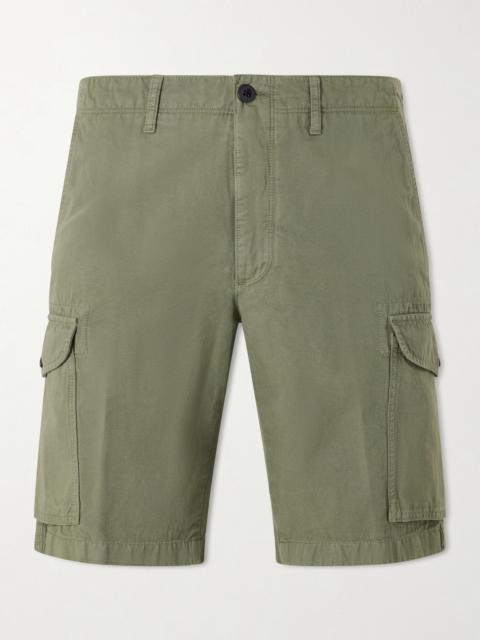 SLOWEAR Straight-Leg Cotton and Linen-Blend Shorts