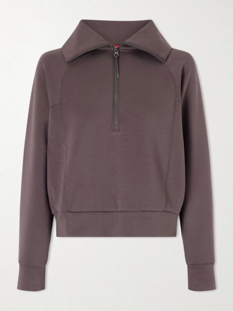 SPANX Spanx Airessentials Stretch-jersey Half-zip Sweatshirt
