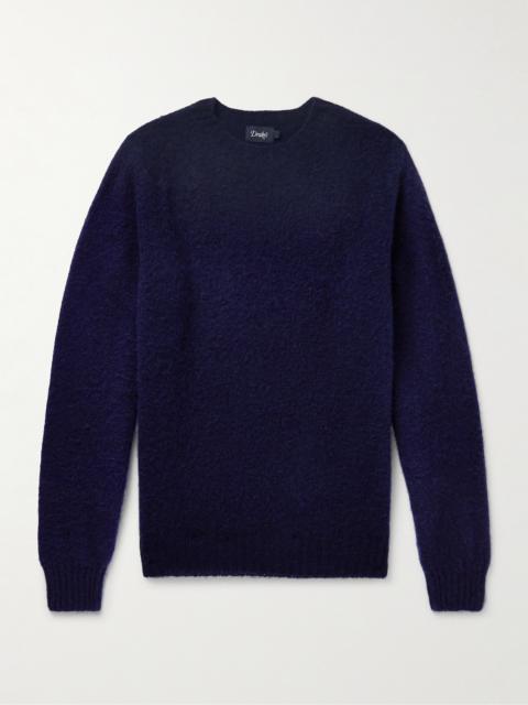 Drake's Brushed Shetland Wool Sweater