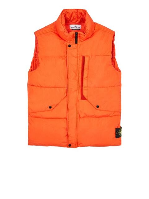 Stone Island G0423 GARMENT DYED CRINKLE REPS RECYCLED NYLON DOWN LOBSTER RED