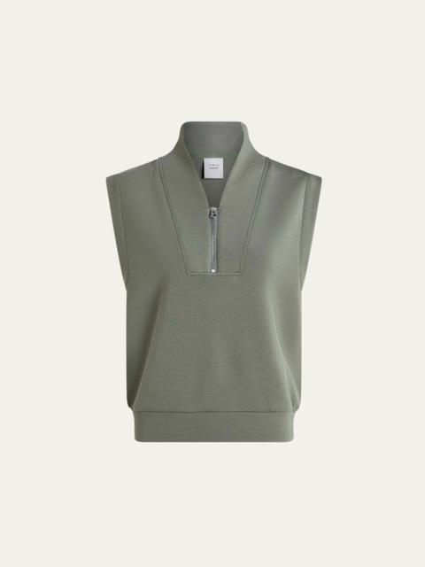 VARLEY Loretta Half-Zip Sleeveless Sweatshirt
