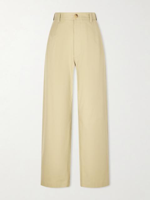 Loro Piana Yoko Cropped Cotton-poplin Pants