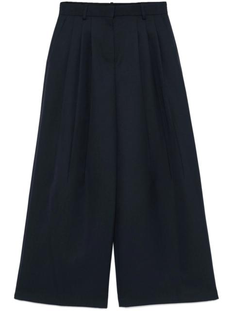Theory Tapered High-waisted Trousers