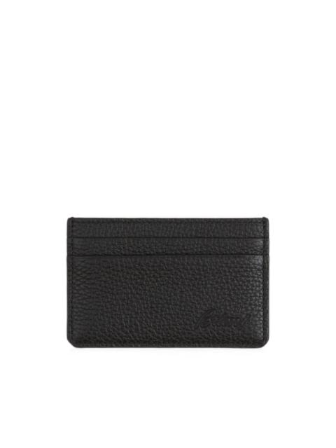 Brioni deerskin-print card holder