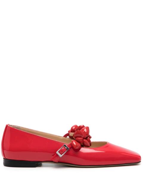 MACH & MACH Puffy Heart Ballet Flats