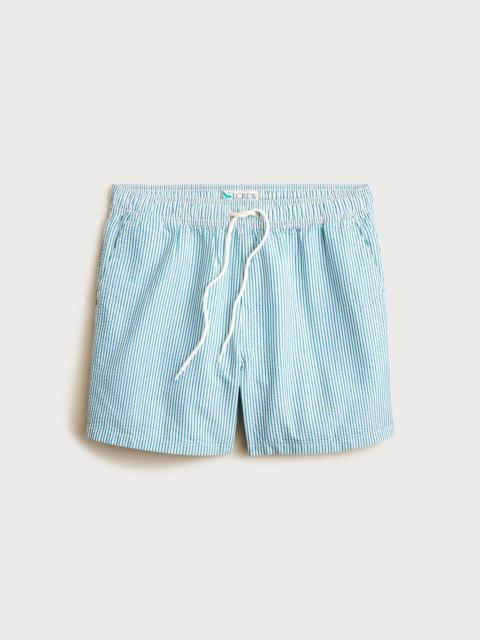 J.CREW 6'' swim trunk in seersucker