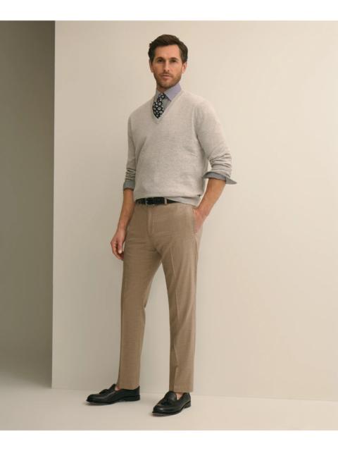 Brooks Brothers Classic Fit Wool Blend Plain Front 1818 Trousers