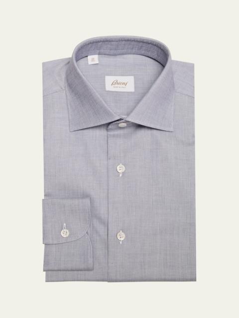 Men's Cotton Chambray Dress Shirt