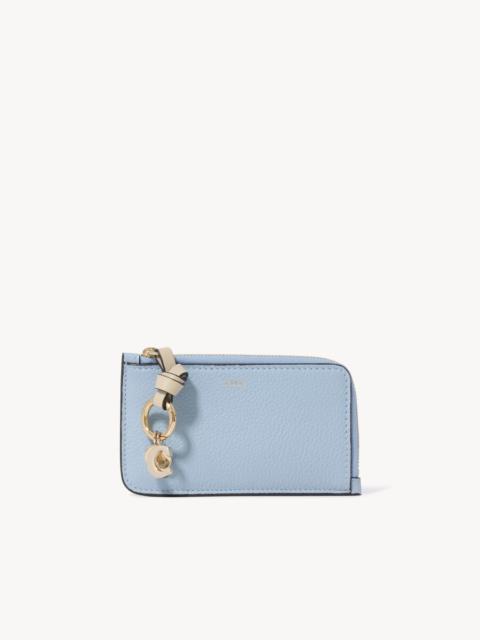 Chloé ALPHABET WALLET IN GRAINED LEATHER
