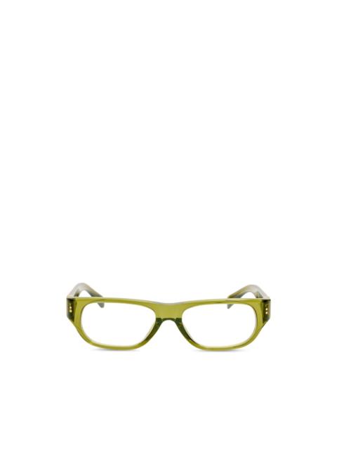 JACQUEMUS rectangle-frame glasses