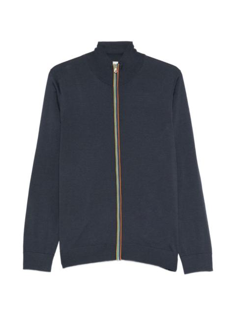 Paul Smith Signature Stripe zip-through cardigan