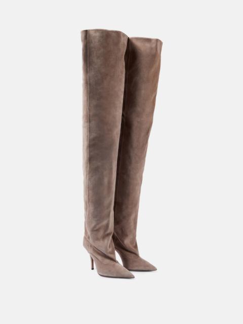 PARIS TEXAS Ines suede over-the-knee boots