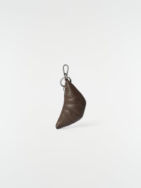 Lemaire MINI CROISSANT KEYRING IN LEATHER