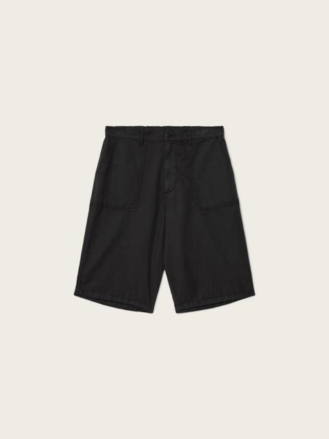ALLSAINTS ECHO LINEN BLEND RELAXED FIT SHORTS