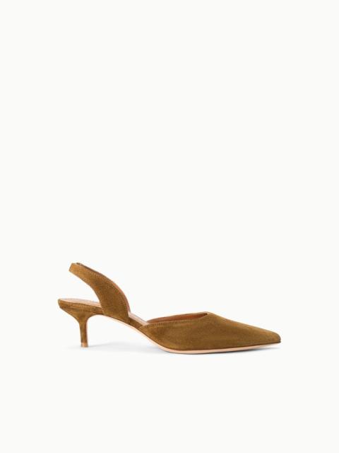 STAUD STAUD SEBASTIAN SLINGBACK CIGAR