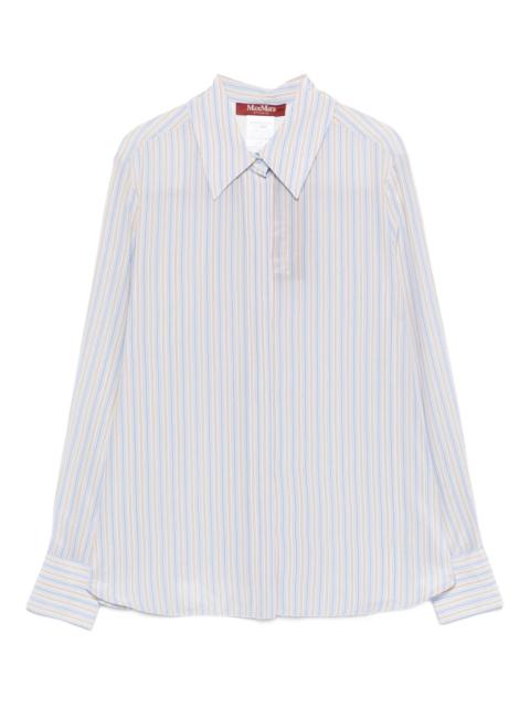 Max Mara Studio Max Mara Studio Striped Long-sleeve Shirt