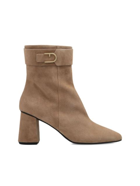 FURLA heeled buckle boots