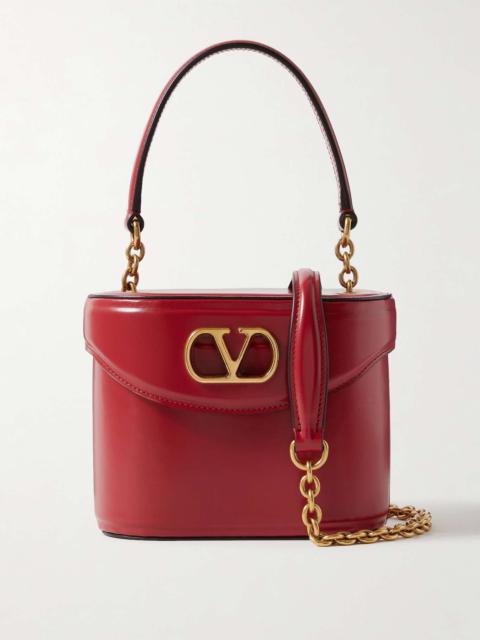 Valentino Vain leather shoulder bag Red