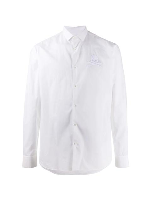 PHILIPP PLEIN embroidered skull shirt