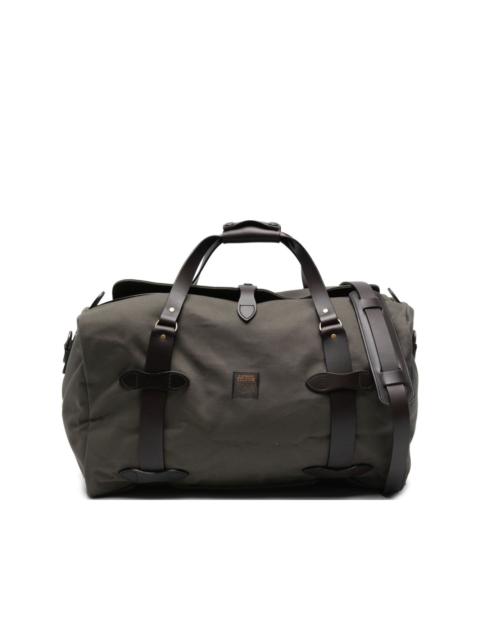FILSON medium leather-trim duffle bag