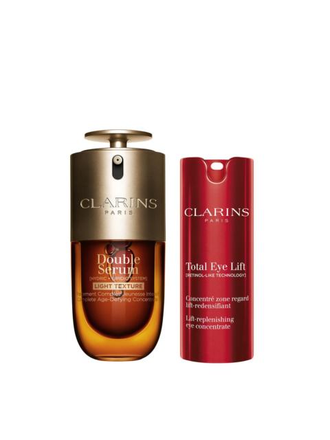 CLARINS Double Serum Light + Total Eye Lift Duo | Best-Selling Anti-Aging Routine | NEW Total Eyelift, For