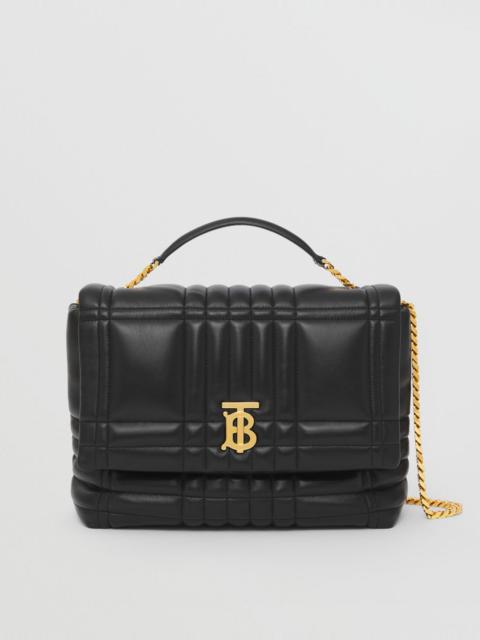 Burberry Medium Quilted Lambskin Lola Satchel