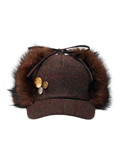 OPEN YY Faux Fur Earflap Cap