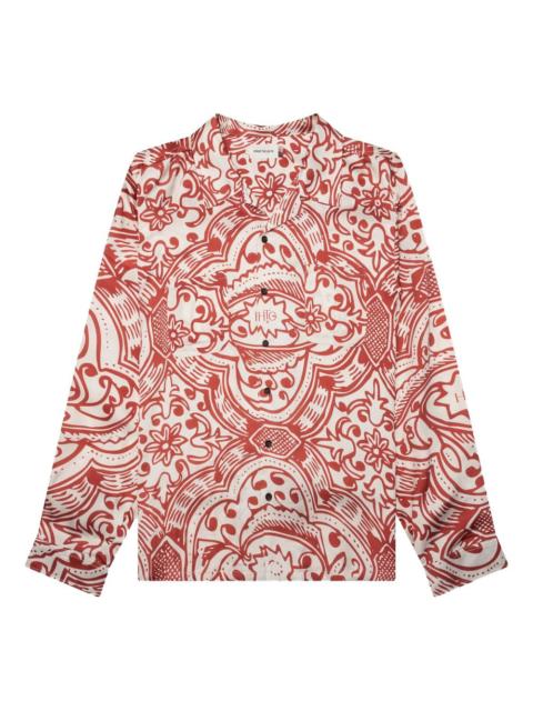 HONOR THE GIFT patterned-print long-sleeves shirt