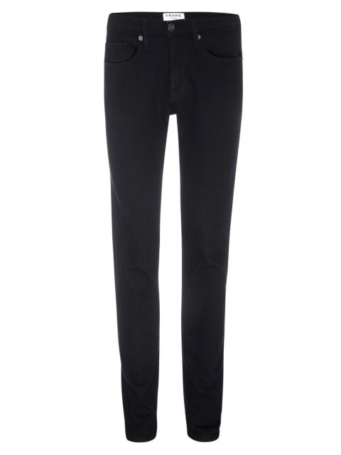 FRAME L'Homme Cotton-Blend Slim-Fit Jeans - Noir