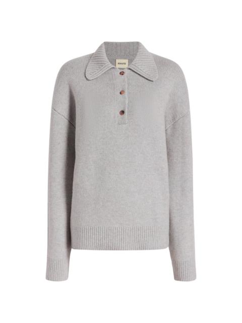 Bristol polo-collar jumper