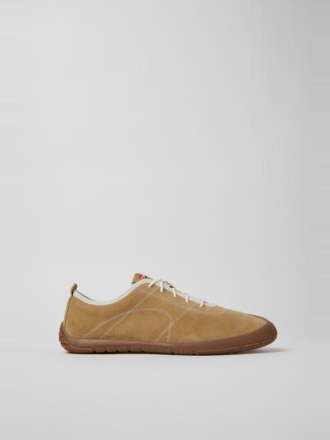 CAMPERLAB Brown Leather Sneakers for Men.