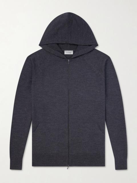 JOHN SMEDLEY Carty Merino Wool Zip-Up Hoodie