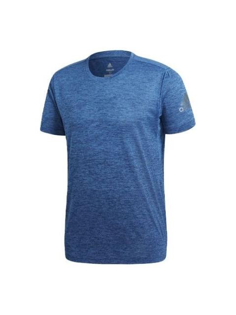 adidas adidas FreeLift gradi Training Sports Short Sleeve Blue CW3436