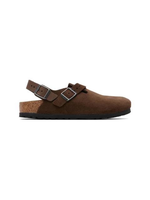 BIRKENSTOCK Brown Regular Tokio Slip-on Loafers