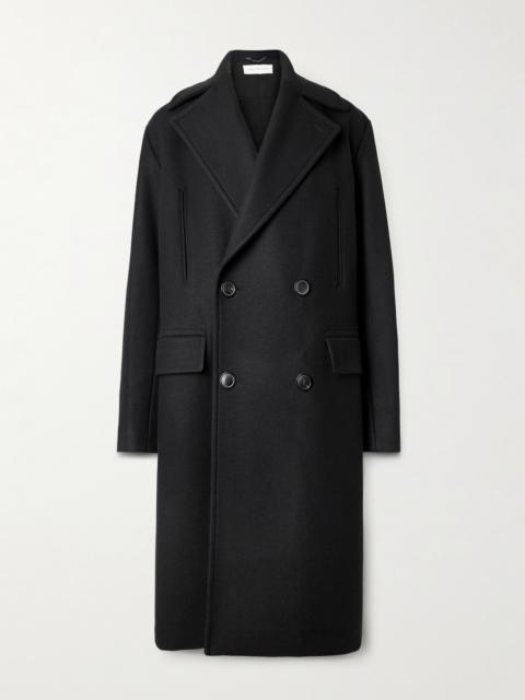 Dries Van Noten Oversized Double-Breasted Wool-Blend Twill Coat
