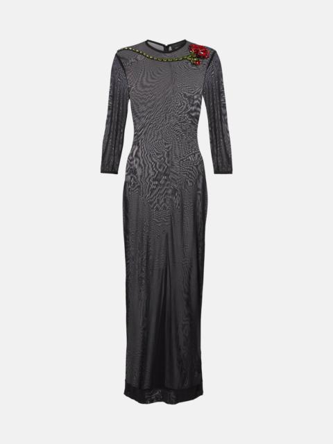 Simone Rocha ballet mesh column dress