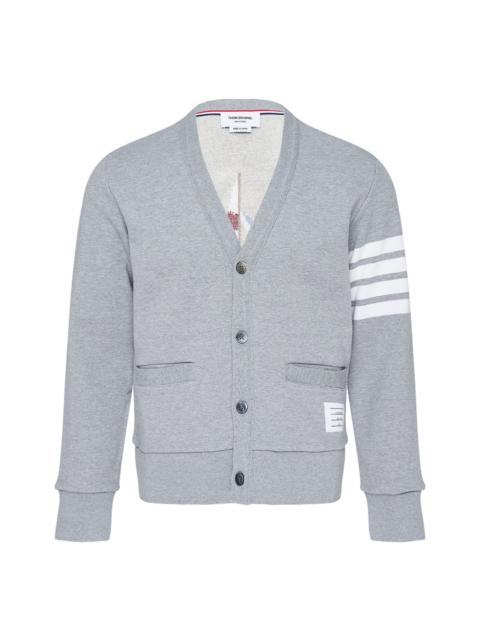 Thom Browne V-Neck 4-Bar Stripe Cardigan