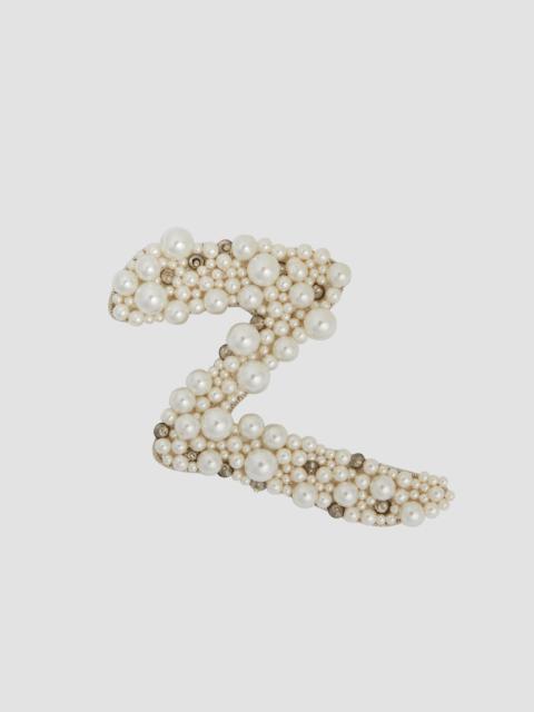 Erdem PEARL ALPHABET BROOCH Z